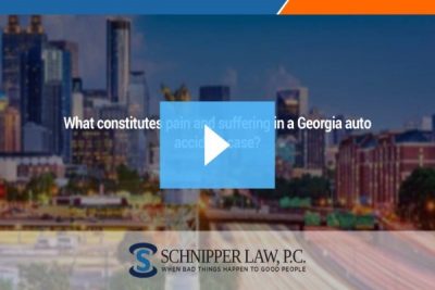 Constitutes Pain and Suffering in a Georgia Auto Accident Case